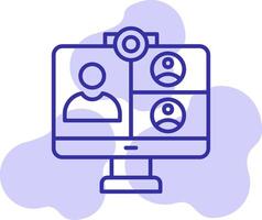 Online Meeting Vector Icon