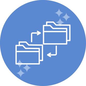 Data Copy Vector Icon