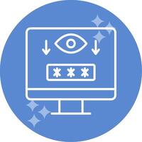 Computer Spyware Vector Icon