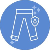 Waterproof pant Vector Icon