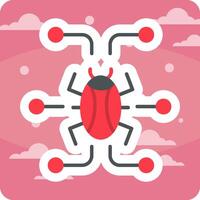 Digital virus Vector Icon
