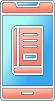 Online Book Order Vector Icon