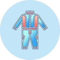 Race Suit Vector Icon
