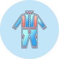 Race Suit Vector Icon