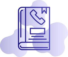 Phone Book Vector Icon