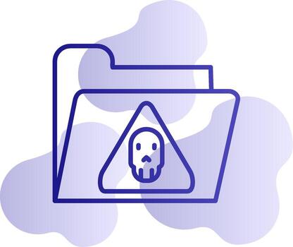 icono de vector de carpeta