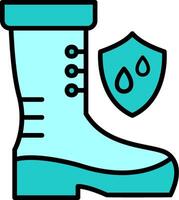 Waterproof Shoes Vector Icon