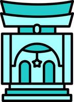 santuario vector icono