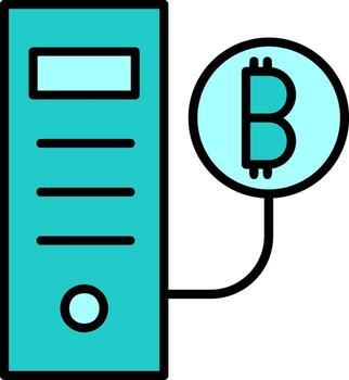 icono de vector de cpu