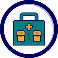 Military First Aid Kit Vector Icon