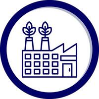 Eco Factory Vector Icon