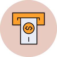 Withdraw Money Vector Icon