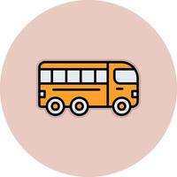 icono de vector de bus