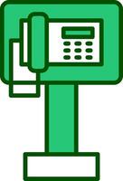 Public Phone Vector Icon