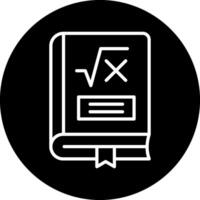 Maths Book Vector Icon