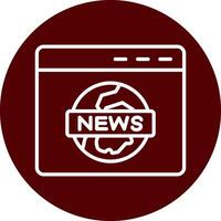 News Report Vector Icon