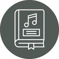 Music Book Vector Icon