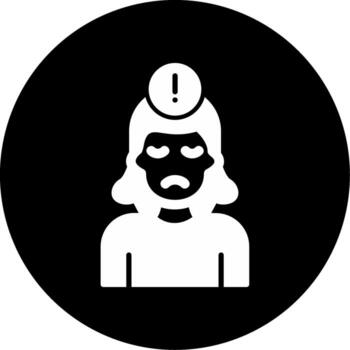 pánico vector icono