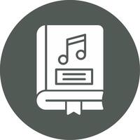 Music Book Vector Icon