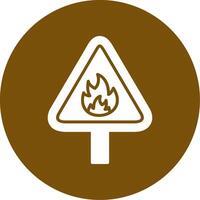 Flammable Vector Icon