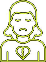 Broken Heart Vector Icon