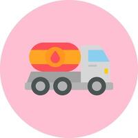 Oil Truck Vector Icon