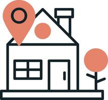 Home Location Vector Icon