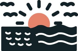 Sunrise Vector Icon