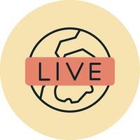 Live Broadcast Vector Icon