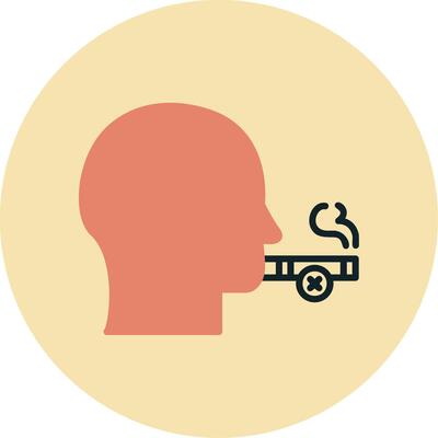 No Smoking Vector Icon