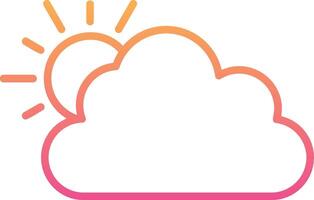 Cloudy Vector Icon