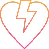 Broken Heart Vector Icon