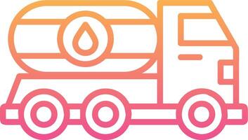 Oil Truck Vector Icon