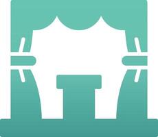 glyph gradient icon vector