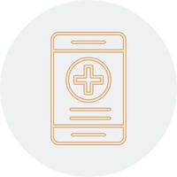 Online Health Insurance Vector Icon