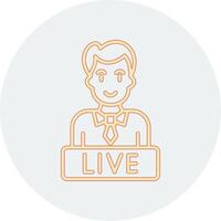 Live News Vector Icon