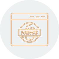 News Report Vector Icon