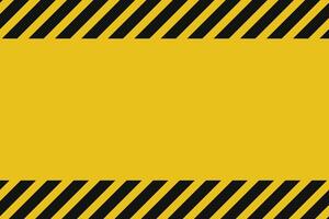 warning sign yellow background vector template