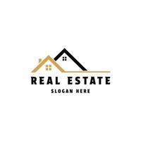 real estate logo design concept idea vector