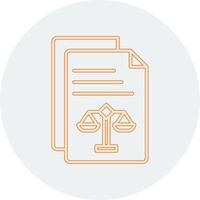 icono de vector de documento legal