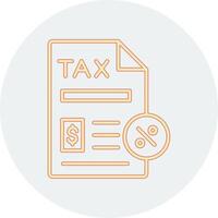 Tax Paperwork Vector Icon