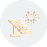 icono de vector de panel solar