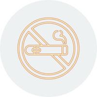 ningún icono de vector de cigarro