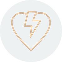 Broken Heart Vector Icon