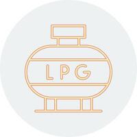Liquefied Petroleum Gas Vector Icon