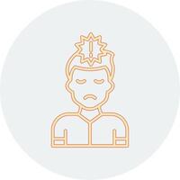 pánico vector icono