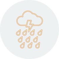 icono de vector de lluvia