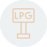 Liquefied Petroleum Gas Vector Icon