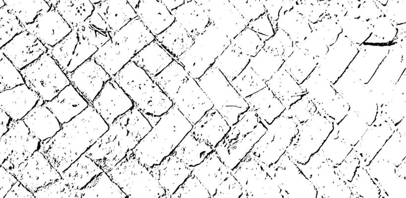a black and white drawing of a brick wall, a set of four different brick walls, four different types of brick paving stones, vintage brick wall vector,