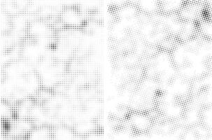 Vintage halftone dot pattern and square shape halftone set on white background, id polka dot patterns pixel texture dot design fading dots polka dot background paper texture vector